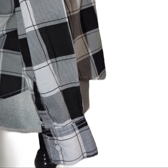 Foxcroft Button Down Shirt Buffalo Check Plaid 2P - Picture 4 of 6